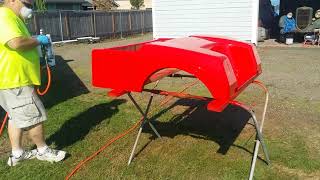Prepare and paint a golf cart body in one day! Rustolium quick, easy, fast, and spend $15.00!