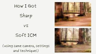 Movements to Create A Sharp Or Soft Line - Intentional Camera Movement Multiple Exposure in-camera
