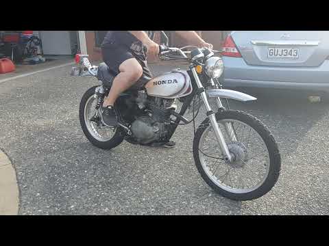 1972 Honda XL250 Motosport Start-up