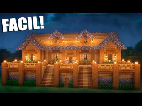 ✅Cómo hacer la CASA PERFECTA para SURVIVAL en Minecraft🏡(FÁCIL Y RÁPIDO) (#9)