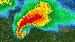 2019 Laurel, MS Supercell Radar Loop
