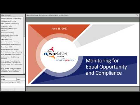 Monitoring for Equal Opportunity and Compliance (6/28/17)