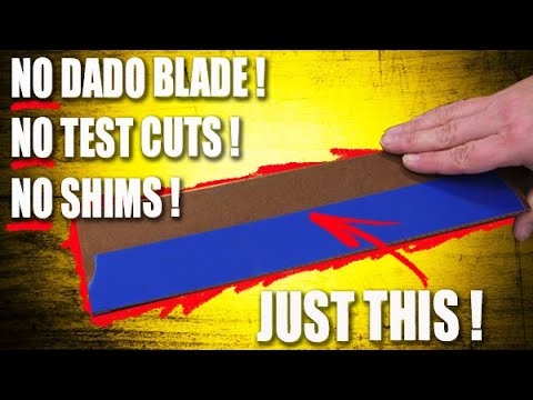 This table saw trick may FINALLY end dado blades