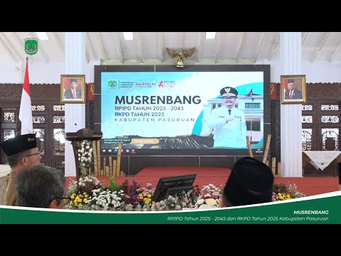 Musrenbang RPJPD Tahun 2025 - 2045 dan Msrenbang RKPD Tahun 2025 Kabupaten Pasuruan