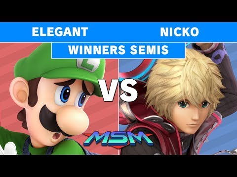 MSM 180 - Elegant (Luigi) vs Nicko (Shulk) Winners Semis - Smash Ultimate