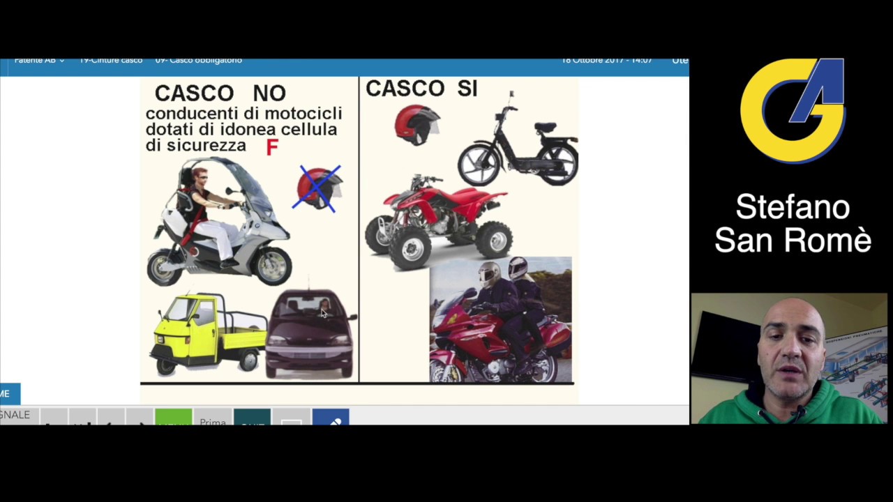 Casco Airbag  abbigliamento Capitolo 19 (sintesi)