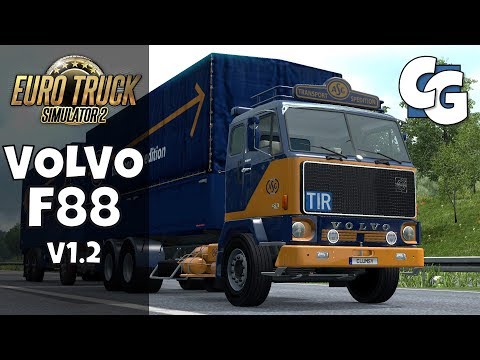 Mod Spotlight - Volvo F88 by XBS v1.2 (+ Custom Paint Jobs Fix) - ETS2 1.31