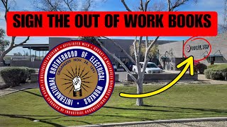 This Is How you Sign the IBEW Out of Work Books! (Become a Groundman)