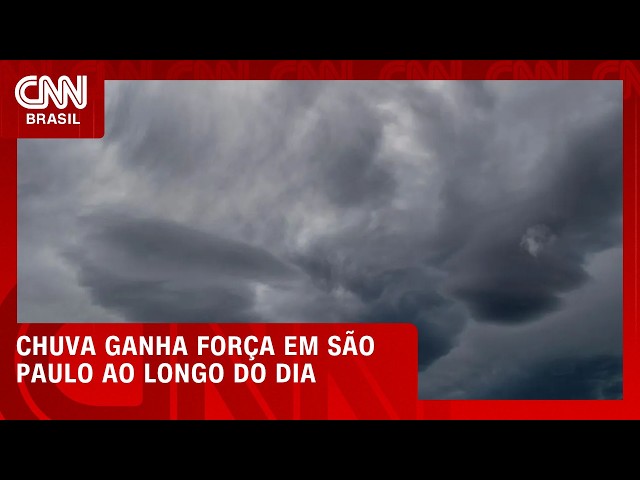 Defesa civil emite alerta para chuva forte em São Paulo | CNN NOVO DIA