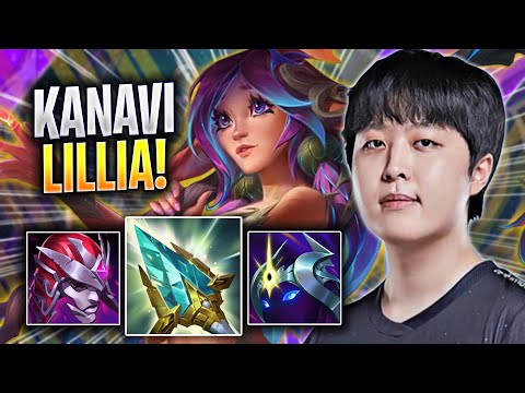 KANAVI TRIES NEW LILLIA BUILD! - JDG Kanavi Plays Lillia JUNGLE vs Lee Sin! | Season 2023