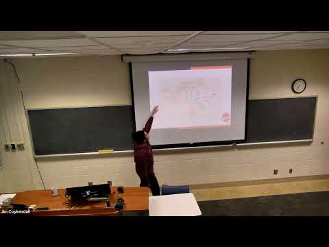 Thumbnail for the talk Dialectics between Mathematics and Social Revolution, Math Club 11/14/2025, Fabrice speaking.