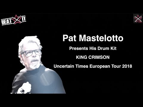 Pat Mastelotto's King Crimson 2018 World Tour Drum Kit