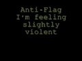 Anti-Flag - i'm feeling slightly violent