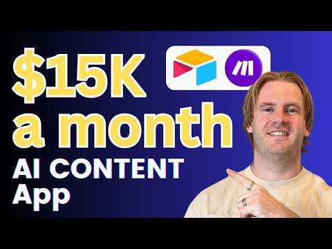 Build $15K/Mo AI Content App in 60 Mins! - YouTube