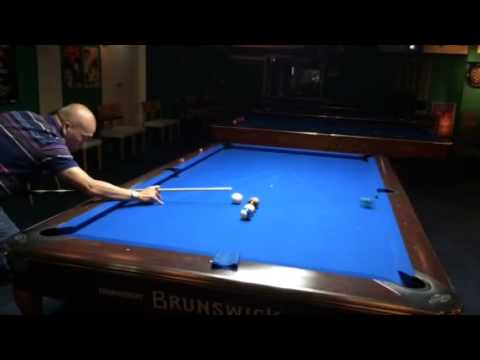 Antonio Lining machine gun bank shot