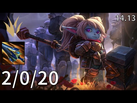 Poppy Jungle vs Lee Sin - EUW Diamond  | Patch 14.13