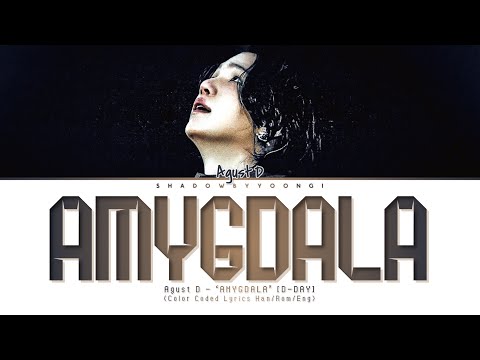 Agust D  - 'AMYGDALA' Lyrics (Color Coded Han/Rom/Eng) | ShadowByYoongi