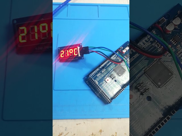 Vídeo relacionado con Fegtrtyoa Módulo de Pantalla LED HT16K33, 4 Dígitos, 7 Segmentos, Reloj de Tiempo, Tubo Indicador, 0,56 Pulgadas, Rojo