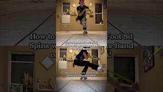 How to Improve One Foot Sit Spins with a Resistance Band on Roller Skates