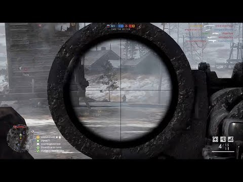 Battlefield 1 - INSANE Kill Streak With Gewehr 98 Sniper - Galicia Operations
