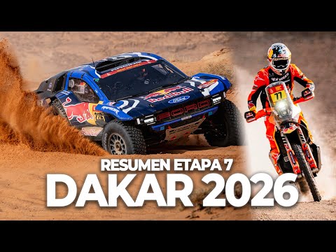 EKSTRÖM PRESSES ON AND FORD CLOSES THE GAP; THE BENAVIDES MAKE HISTORY - DAKAR STAGE 7 SUMMARY 2026