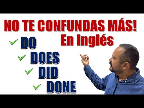 ¡No Más Confusión! Aprende a usar DO - DOES - DID -DONE en INGLES en Minutos