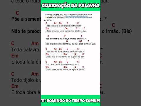 Toda Semente É Um Anseio - Católica