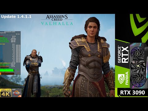 Assassin's Creed Valhalla 4K Update 1.4.1 | RTX 3090 | Ryzen 9 5950X