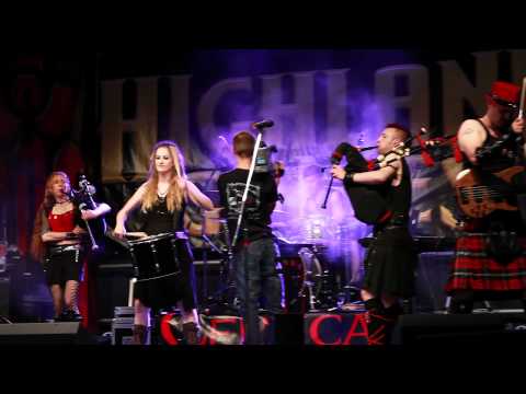 Celtica Pipes Rock -  LIVE Teil 1 -  Highlandgames 2011 -  Angelbachtal