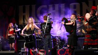 Celtica Pipes Rock -  LIVE Teil 1 -  Highlandgames 2011 -  Angelbachtal