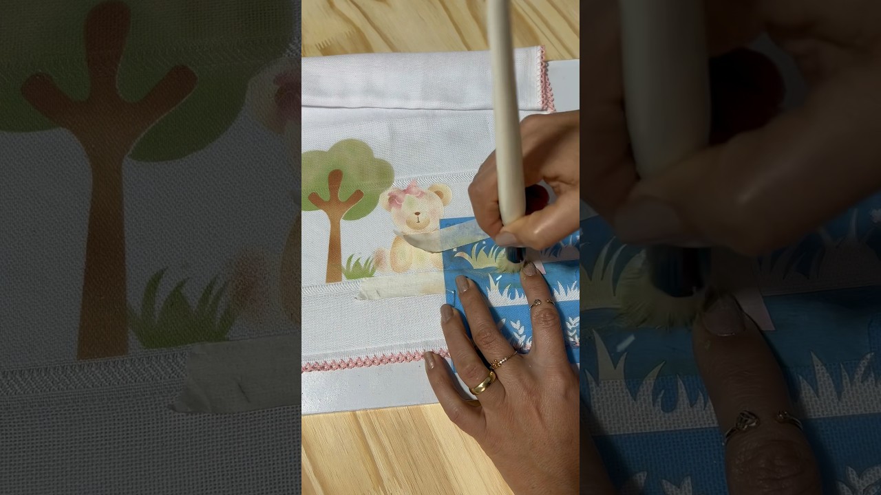 Pintura para bebê usando Stencil, de um jeito simples e descomplicado.. Chama as amigas !!!