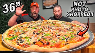 The Biggest Pizza I've Ever Attempted | Sal's 36-Inch Godfather Pizza Challenge!!