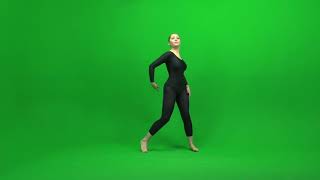 green screen dancing girl 01
