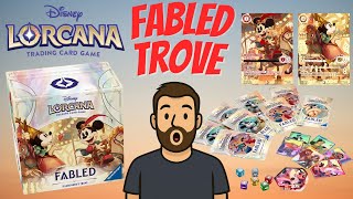 TROVES ARE WHERE IT’S AT!! + GIVEAWAY | Disney Lorcana Fabled Trove Opening