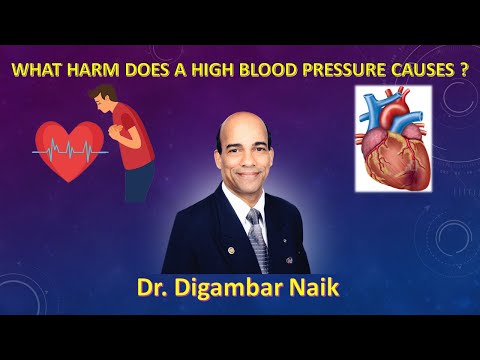 WHAT HARM DOES HIGH BLOOD PRESSURE CAUSES ???