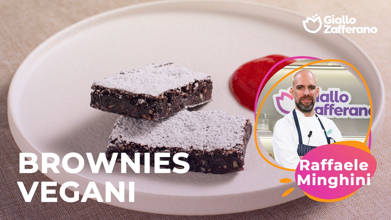 💚🌿 BROWNIE VEGAN - ricetta dello chef RAFFAELE MINGHINI del ristorante JOIA di MILANO🍫🌰