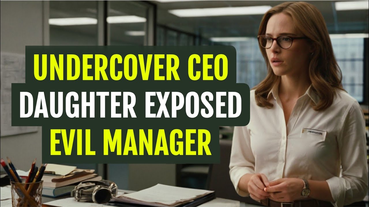 Undercover CEO daughter exposed evil manager, then this happen