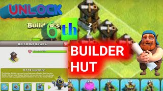How to get unlock namber of 6th builder hut clash of clan,, tips and tricks | #clashofclans
