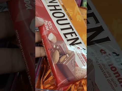 VAN HOUTEN DARK CHOCOLATE #shorts #asmr #viral #trending #satisfying #food