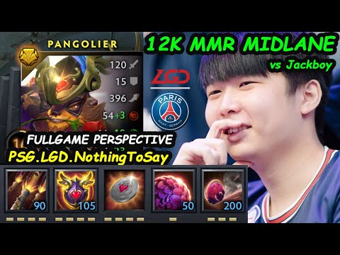 PSG.LGD NothingToSay Pangolier 12K MMR MIDLANE vs Jackboys Dota 2 PERSPECTIVE FULLGAME