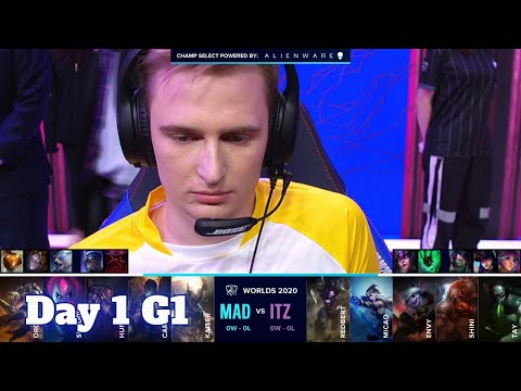 MAD vs ITZ | Day 1 Play-Ins S10 LoL Worlds 2020 | Mad Lions vs INTZ full game
