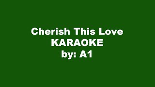 A1 Cherish This Love Karaoke