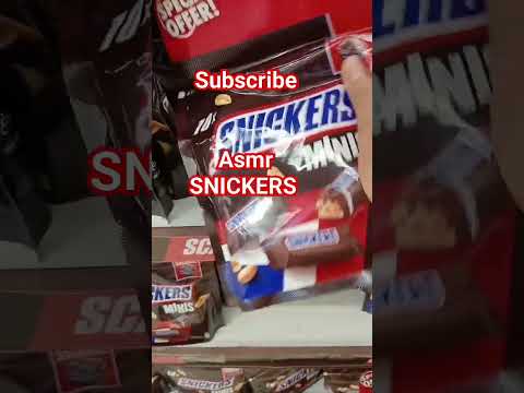 #asmr SNICKERS MINI CHOCOLATE #viral #trending #youtubeshorts #satisfying #shortsfeed