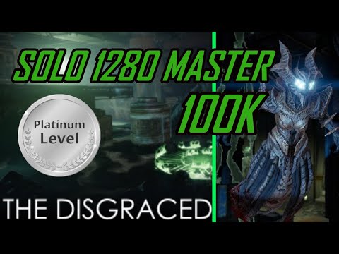 The Disgraced: Solo 1280 Master Ordeal Nightfall (100k Platinum Rank) - Warlock (PS5) - Destiny 2