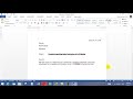 How To Write A Letter In Microsoft Word Hindi