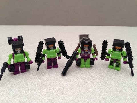 KRE-O MICROCHANGERS COMBINERS CONSTRUCTICON DEVASTATOR TOY REVIEW