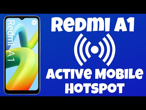 Redmi A1 Active Mobile Hotspot || Redmi A1 Share Hotspot