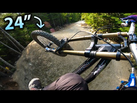 I Can't Believe how well these 24” wheels ride on My FAVOURITE JUMP TRAIL!