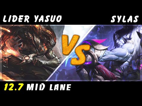 Lider - Yasuo vs Sylas MID Patch 12.7 - Yasuo Gameplay