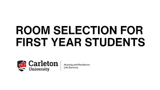 2025 Room Selection Webinar